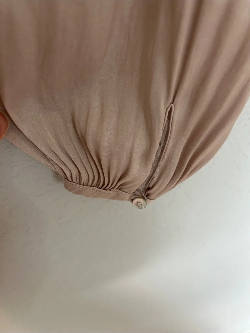 Free People Blush Long-Sleeve V-Neck Bodysuit